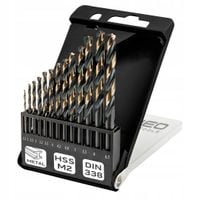 Wiertła do metalu HSS-CNC 124° "Pro-Tec" 1.5 - 6.5 mm zestaw 13 szt. NEO