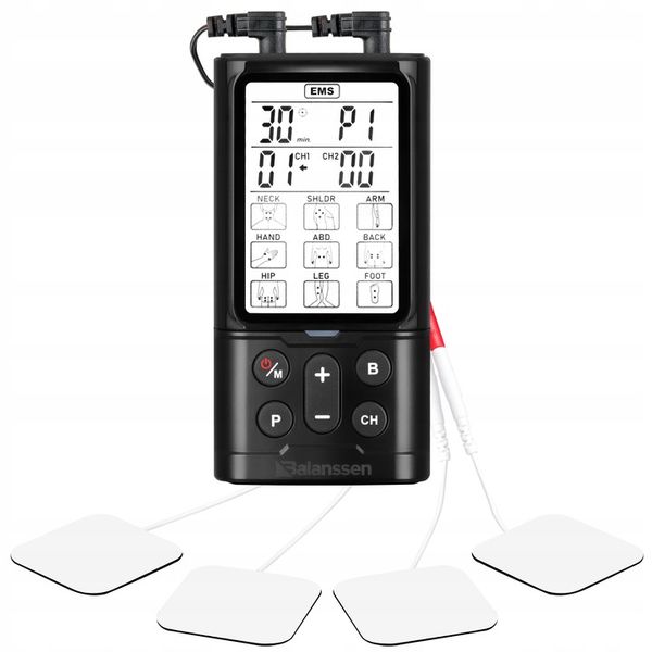 ELEKTROSTYMULATOR BALANSSEN 3 IN 1 TENS EMS MASAŻ zdjęcie 9
