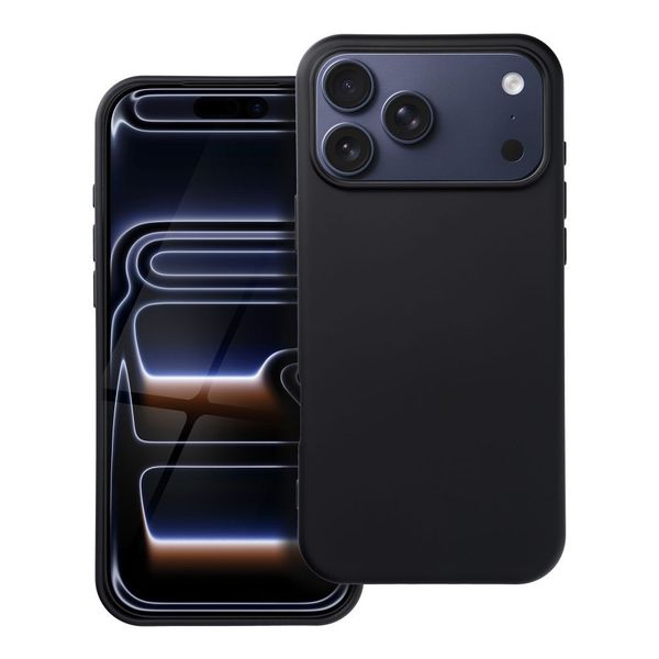 Futerał SILICONE do IPHONE 17 Pro Max czarny zdjęcie 1