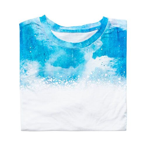 Koszulka Cotton-Like Bleached Mist Blue do sublimacji M zdjęcie 3