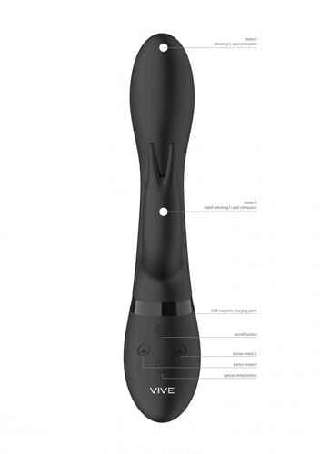 wibrator zosia   classic g spot rabbit   black na Arena.pl