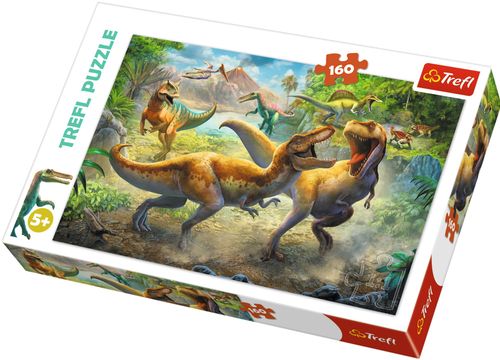 Trefl Puzzle Walczące tyranozaury 160 elementów na Arena.pl