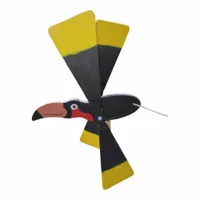 Wiatrak odstraszacz ogrodowy DUŻY 47 cm tukan