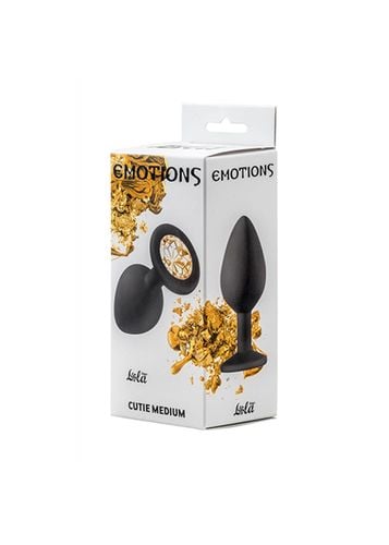 plug-anal plug emotions cutie medium black golden crystal na Arena.pl