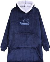 KOCOBLUZA BLUZA KOC OVERSIZE Z HAFTEM PREZENT personalizowany imię tekst