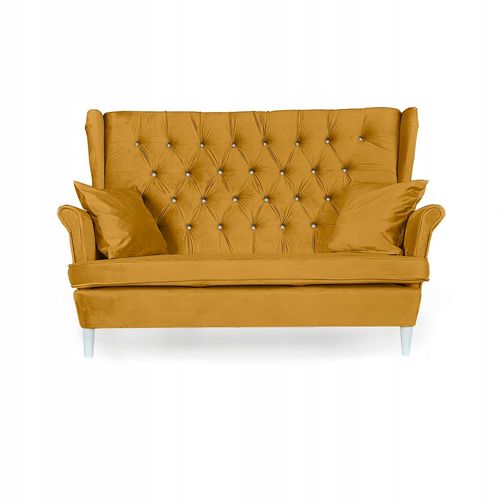 Zestaw wypoczynkowy mebli uszak Gaja sofa fotele skandynawskie na Arena.pl