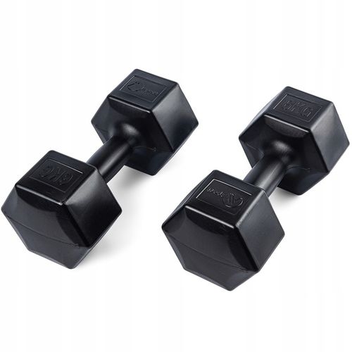 Hantle bitumiczne hexagonalne ciężarki 2x6kg na Arena.pl