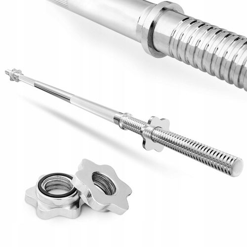 Gryf prosty 150cm stalowy pełny odlew 30mm do obciążeń sztangi zaciski na Arena.pl