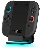 Stacja ładująca do nintendo switch 2 RGB JOY-CON GC10 czarna
