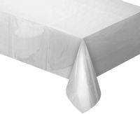 OBRUS FOLIOWY METALICZNY SREBRNY 137X183 CM GODAN