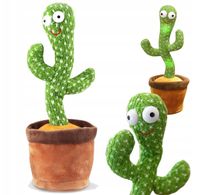 TAŃCZĄCY KAKTUS WESOŁY MÓWI POWTARZA ZABAWKA USB