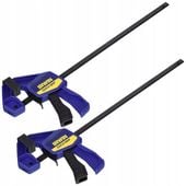 Ścisk stolarski szybkozaciskowy QUICK GRIP MINI 300mm 2szt IRWIN T54122EL7