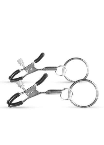 Stymulator-Metal Nipple Clamps With Ring zdjęcie 2