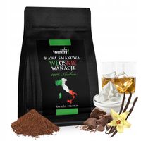 Kawa smakowa mielona 100% Arabica Tommy Cafe Włoskie Wakacje 250g