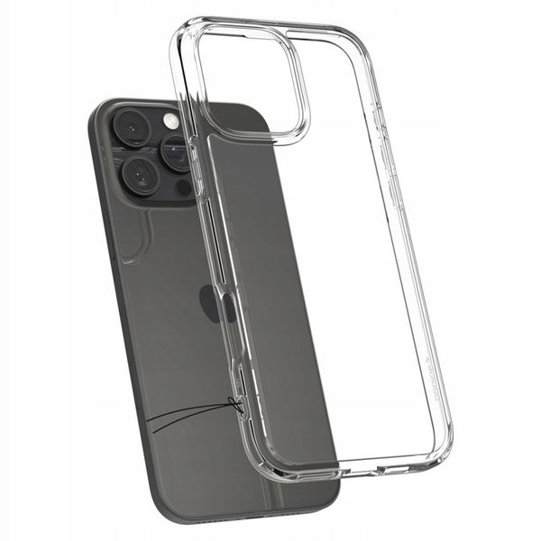 SPIGEN ULTRA HYBRID IPHONE 16 PRO CRYSTAL CLEAR zdjęcie 13