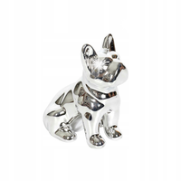 Figurka Buldog francuski S DEKORACJA | SREBRNA