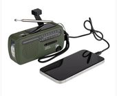 Radio survivalowe solarne, korbka, powerbank Fosco - SW1/SW2/FM/AM
