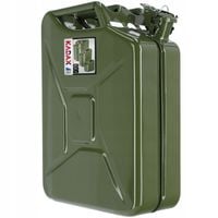 KANISTER NA PALIWO 20L POJEMNIK ZBIORNIK BAŃKA WODĘ OLEJ METALOWY KARNISTER