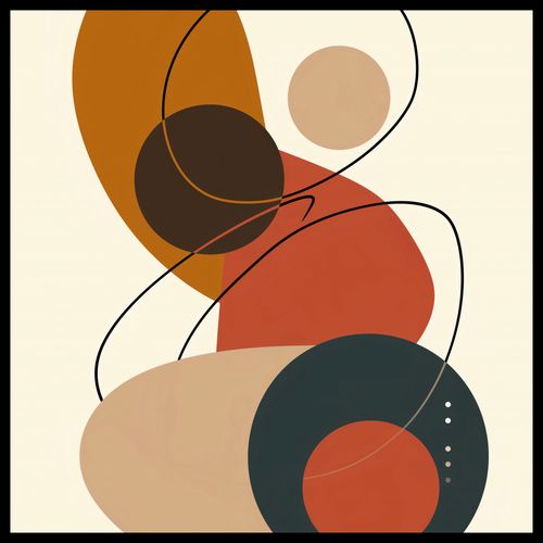 Plakat 50x50cm Geometria Harmonii na Arena.pl