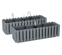 2x Skrzynka Balkonowa DDEF600W Doniczka z Systemem