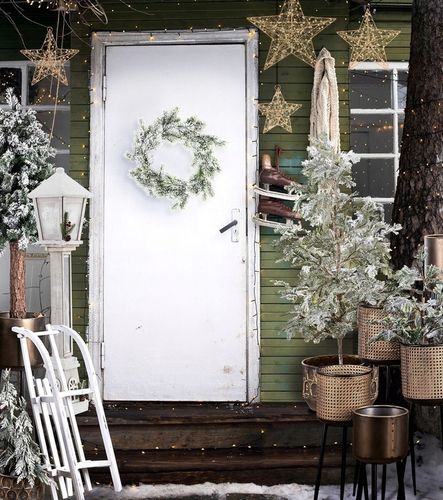 Ozdoba Gwiazda Led złota gwiazdka zawieszana w okno na ścianę drzwi 30 cm na Arena.pl