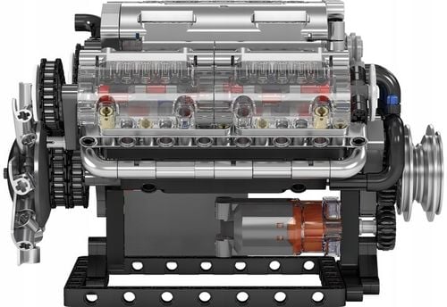 KLOCKI MOULD KING 10088 MODEL SILNIKA V8 OŚMIOCYLINDROWY SILNIK BENZYNOWY na Arena.pl