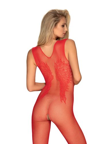 Czerwony Bodystocking - Obsessive N112 S/M/L na Arena.pl