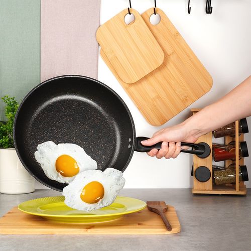 Patelnia granitowa głęboka BASIC LINE 28 cm, 3 l na Arena.pl