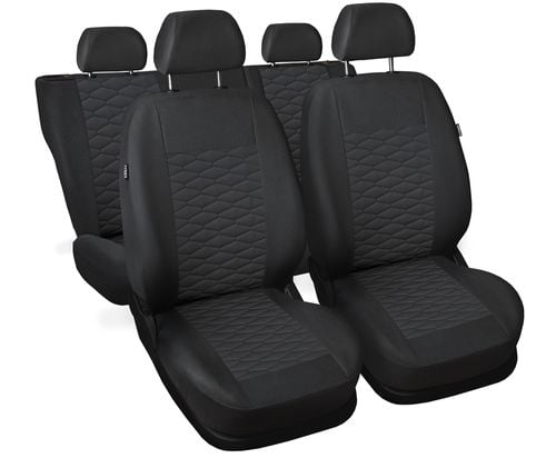 Uniwersalne skórzane pokrowce MODERN MP-2 SZARE do AUDI A6 C4 C5 C6 C7 C8 na Arena.pl