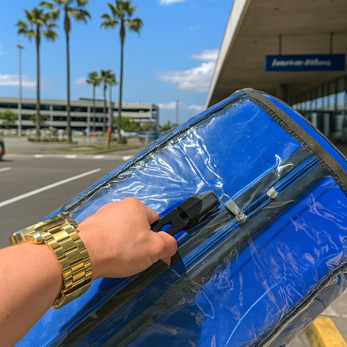 POKROWIEC OCHRONNY NA ŚREDNIĄ WALIZKĘ PODRÓŻNĄ ETUI BAGAŻ PRZEŹROCZYSTY na Arena.pl