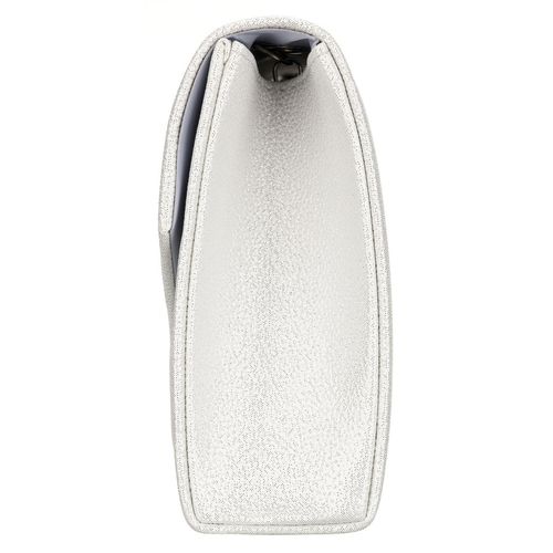 elegancka kopertówka damska w srebrnym kolorze wykonana ze skóry na Arena.pl