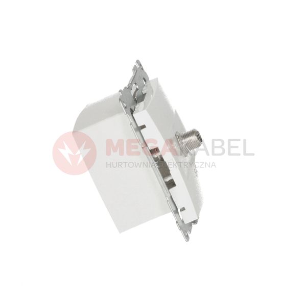 Simon54 Gniazdo SAT 1xF DASF1.01/11 biały zdjęcie 2