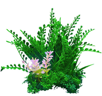 AQUA NATURA Roślina sztuczna ozdoba dekoracja akwarium terrarium Mix 12 cm