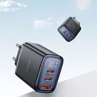 Mcdodo Szybka Wydajna Ładowarka Sieciowa Z Wyświetlaczem 2 USB-C USB-A 30W