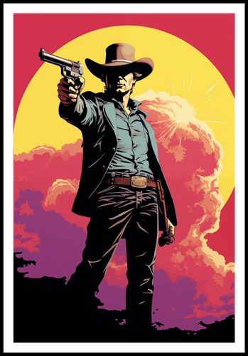 Plakat 68x101cm Strzelec z Epoki na Arena.pl