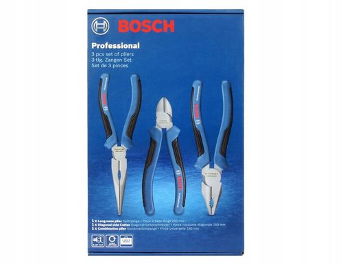 Zestaw 3 narzędzi szczypce kombinerki BOSCH na Arena.pl