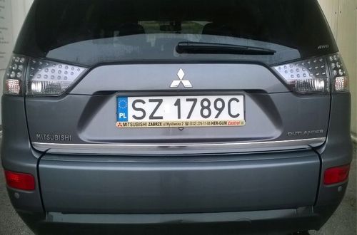 MITSUBISHI OUTLANDER II - LISTWA CHROM na KLAPE 4 na Arena.pl