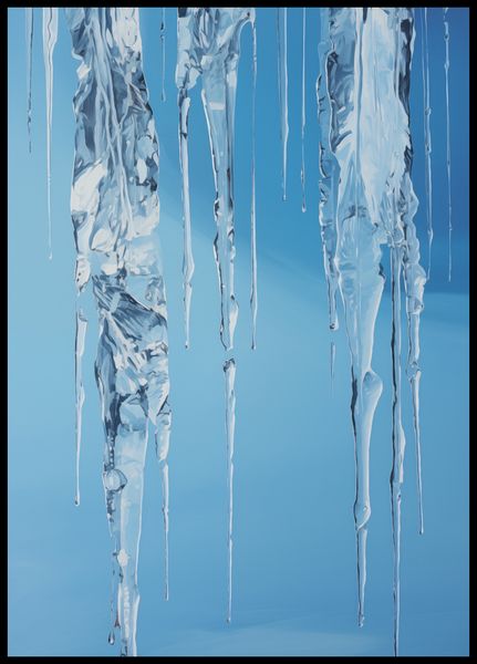 Plakat 64x90cm Kryształowe Sople zdjęcie 2