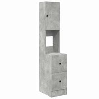 Szafka kuchenna Szary 35 x 50 x 180 cm Materiał drewnopochodny