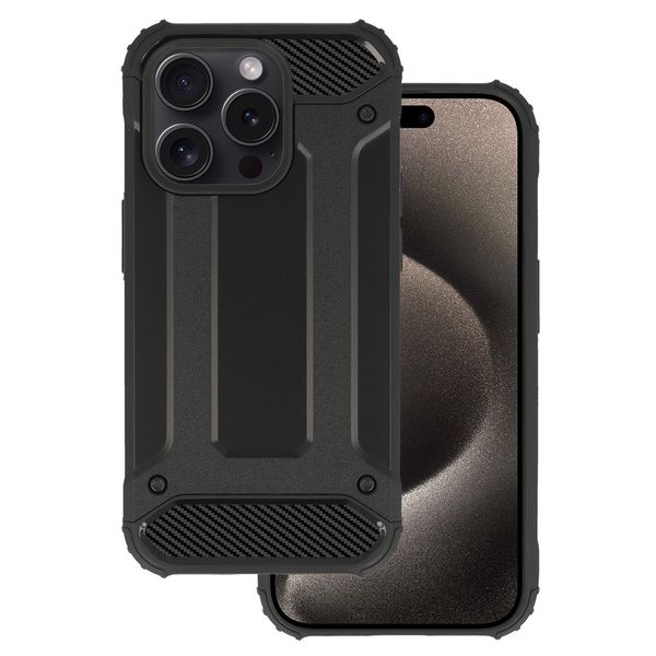 Armor Carbon Case do Iphone 15 Pro Czarny zdjęcie 1