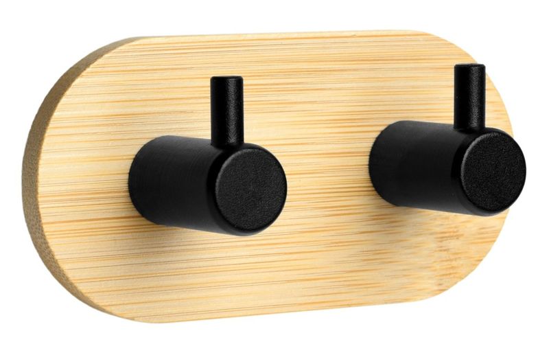 Wieszak loftowy ścienny Kendar podwójny zdjęcie 1