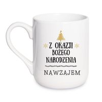 KUBEK „Z OKAZJI BOŻEGO NARODZENIA: NAWZAJEM” Wzór - Elegant Coffee 330 ml