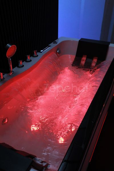 Wanna z hydromasażem EBX-7066 white prostokątna 170cmx78cmx61cm Wodosp zdjęcie 64