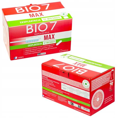 Silne Bakterie do szamba i oczyszczalni BIO7 MAX 2KG Bakterie Bio 7 na Arena.pl