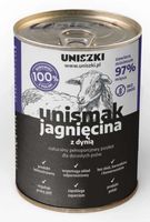 Mokra karma dla psów Unismak jagnięcina,dynia 410g