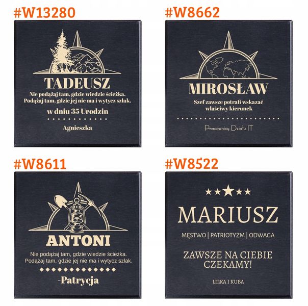 Kompas + SZKATUŁKA + GRAWER prezent URODZINY 40 50 zdjęcie 6