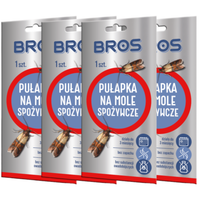 Skuteczna pułapka lep na mole spożywcze działa do 3 miesięcy 4 szt BROS