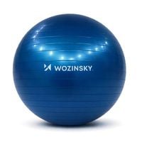 Piłka do ćwiczeń Wozinsky WGB65BL gimnastyczna 65 cm - niebieska — Rozmiar: Jasnoniebieski