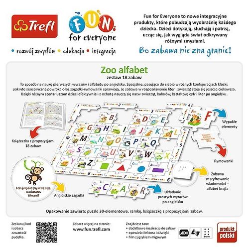 Trefl FUN FOR EVERYONE Zoo alfabet na Arena.pl