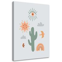 OBRAZ DO POKOJU DZIECKA Kaktus Roślina